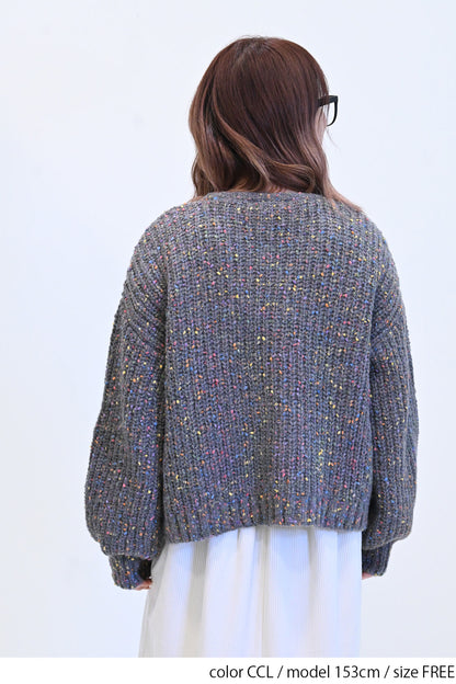 ≪SALE≫【charmmy】カラフルニットプルオーバー