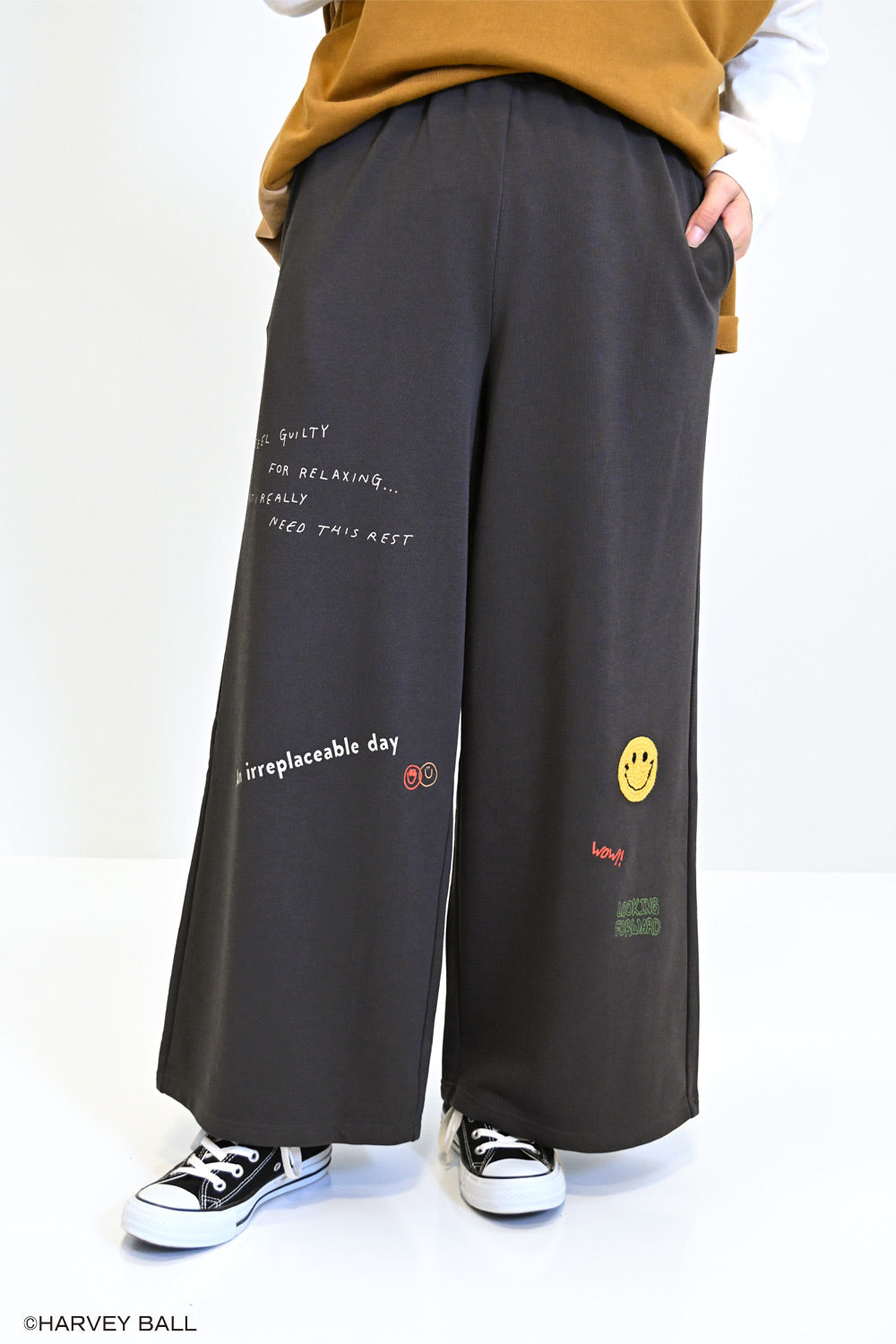 heve ガウチョパンツ 38 ガウチョパンツ 綿オックスチェック | パンツフルレングス