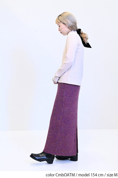 ≪SALE≫Turtleneck Ribbed Cut-and-Sew
