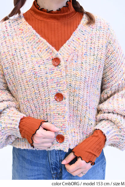 ≪SALE≫Turtleneck Ribbed Cut-and-Sew