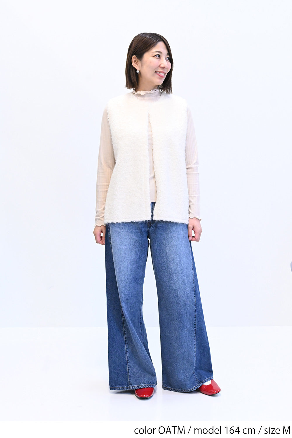 ≪SALE≫Turtleneck Ribbed Cut-and-Sew