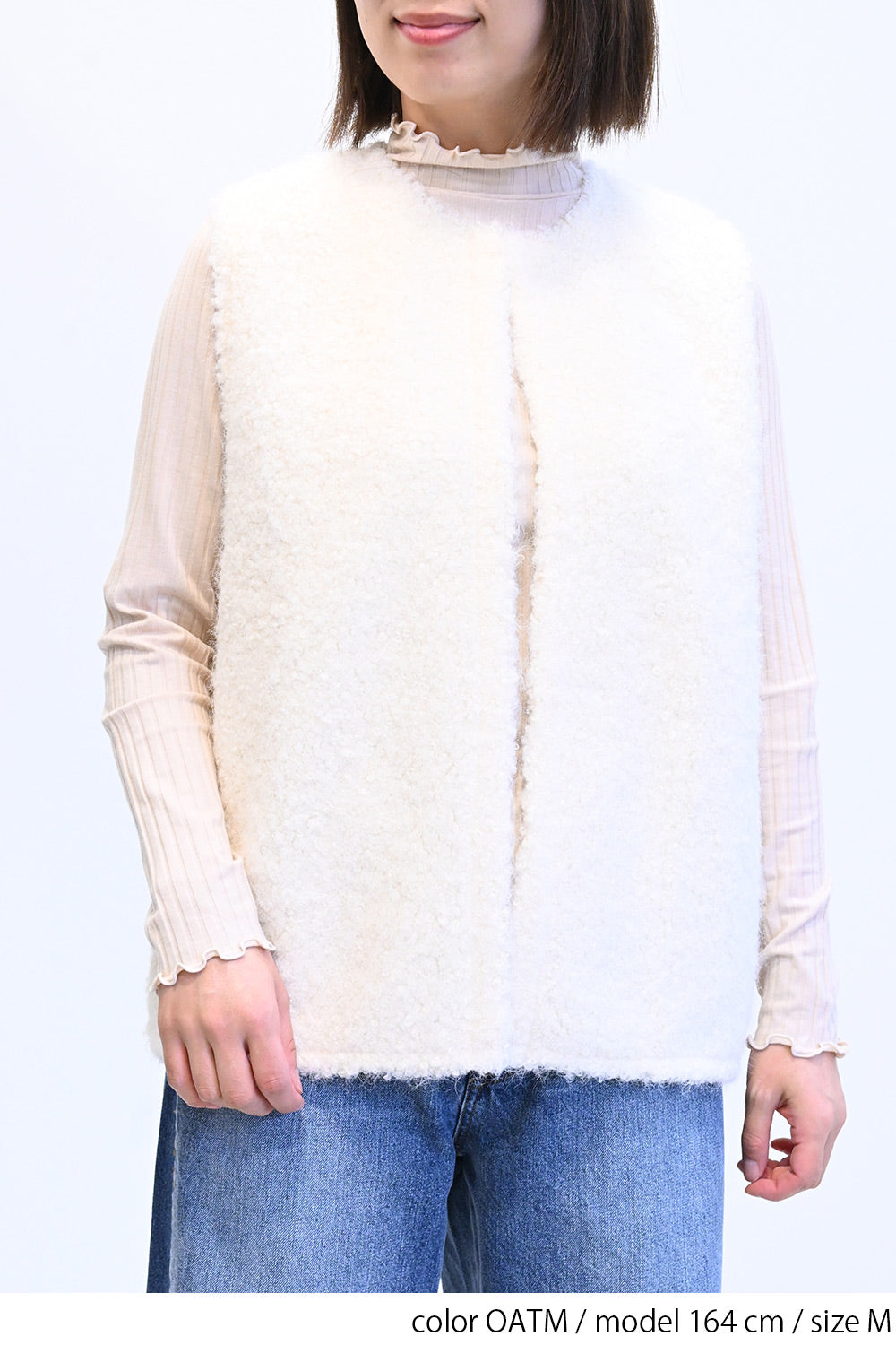 ≪SALE≫Turtleneck Ribbed Cut-and-Sew