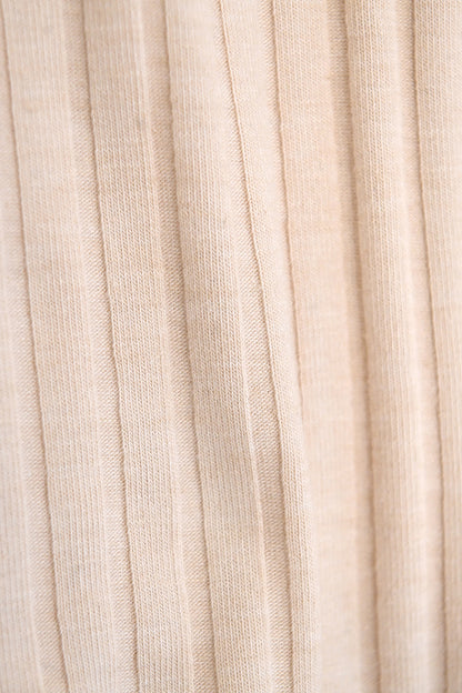 ≪SALE≫Turtleneck Ribbed Cut-and-Sew