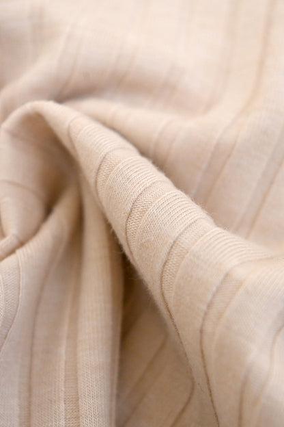 ≪SALE≫Turtleneck Ribbed Cut-and-Sew