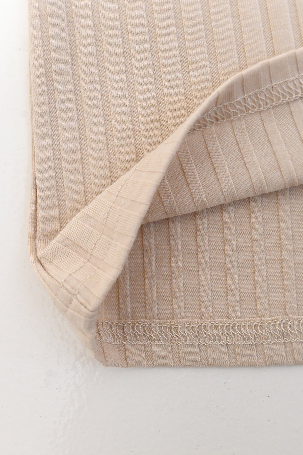 ≪SALE≫Turtleneck Ribbed Cut-and-Sew