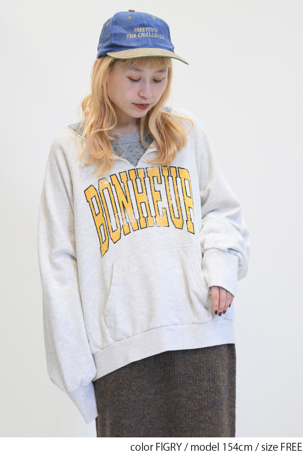 花柄サーマルTEE