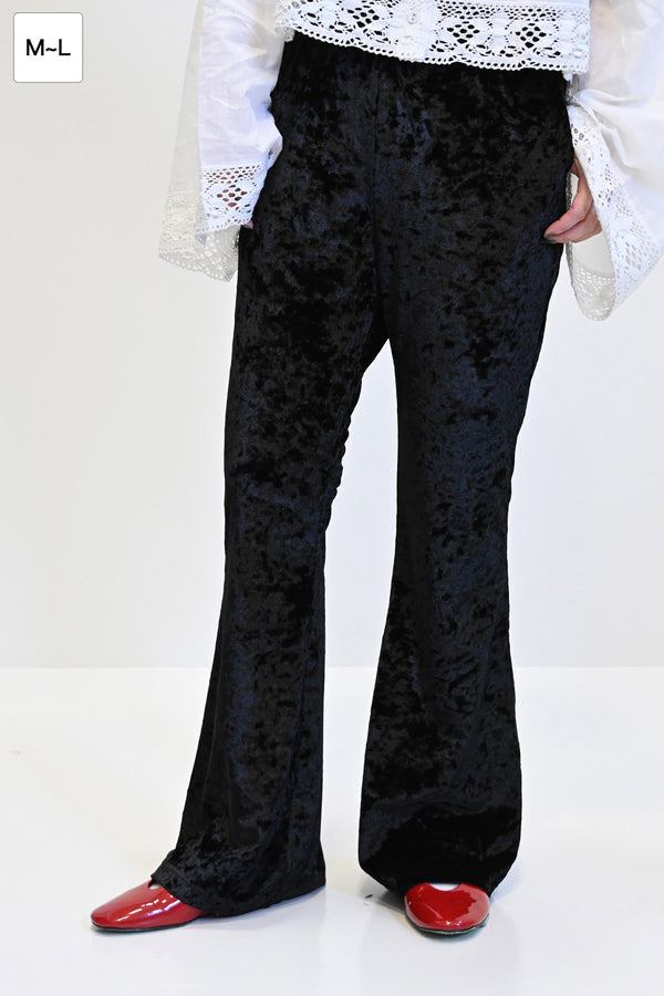 ≪SALE≫Velour Flare Pants