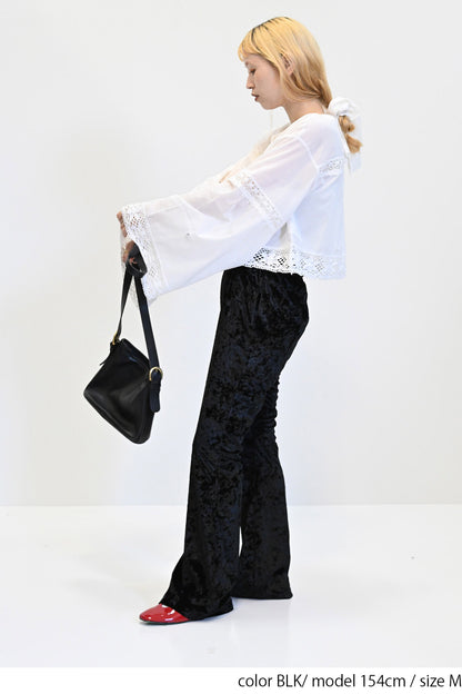 ≪SALE≫Velour Flare Pants