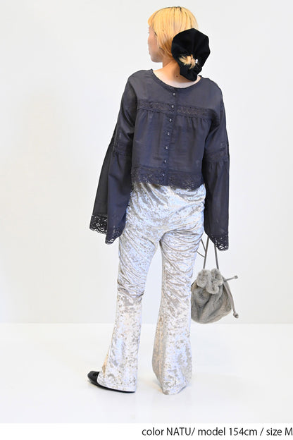 ≪SALE≫Velour Flare Pants