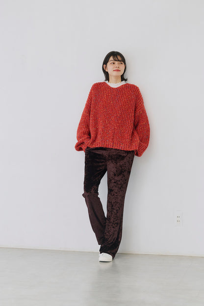 ≪SALE≫Velour Flare Pants