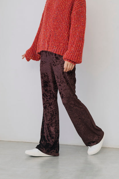 ≪SALE≫Velour Flare Pants