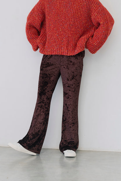 ≪SALE≫Velour Flare Pants