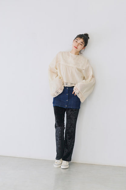 ≪SALE≫Velour Flare Pants