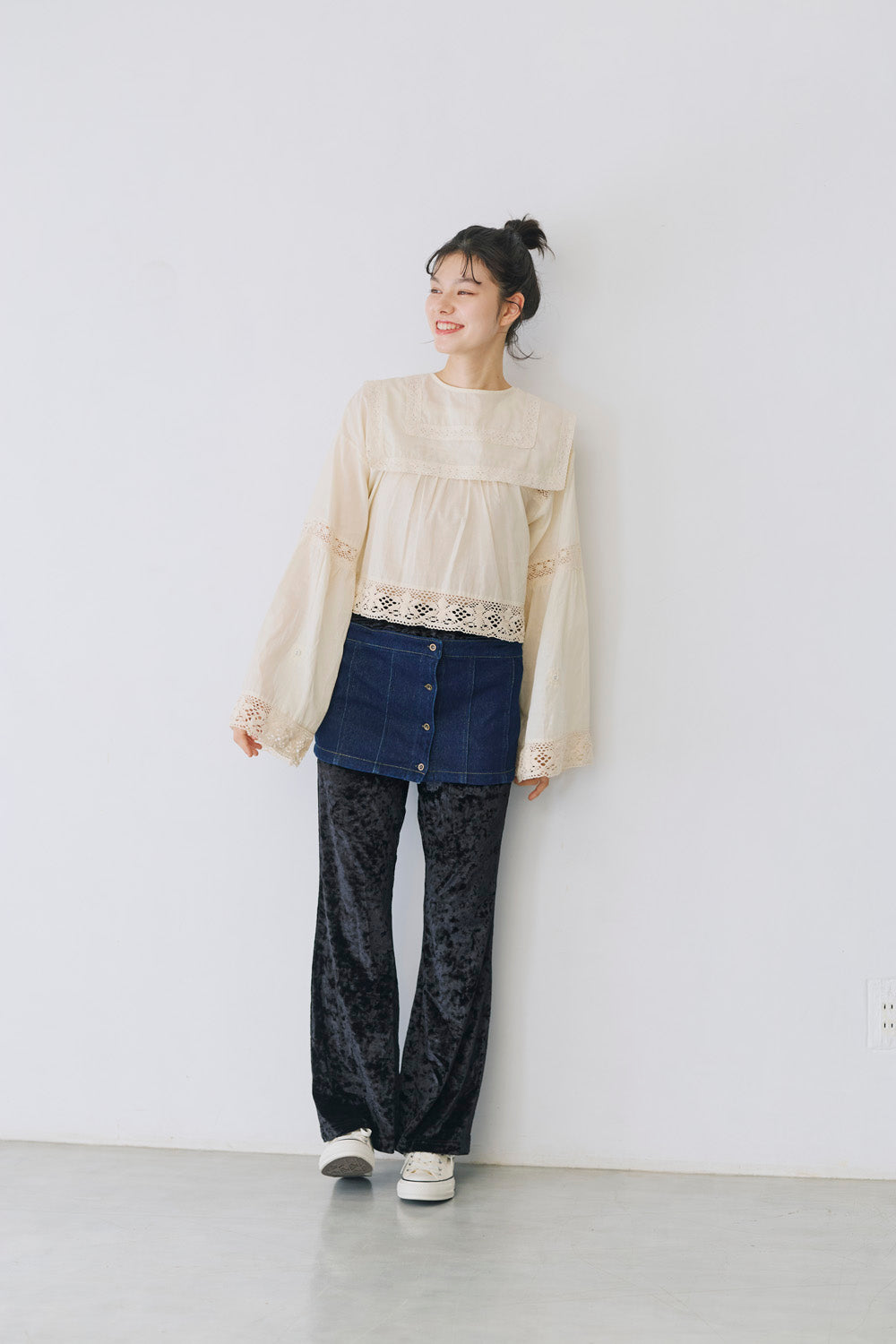 ≪SALE≫Velour Flare Pants