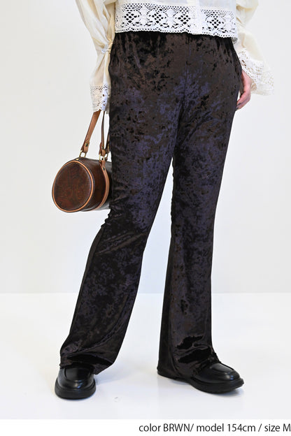 ≪SALE≫Velour Flare Pants