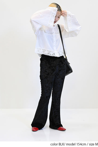 ≪SALE≫Velour Flare Pants