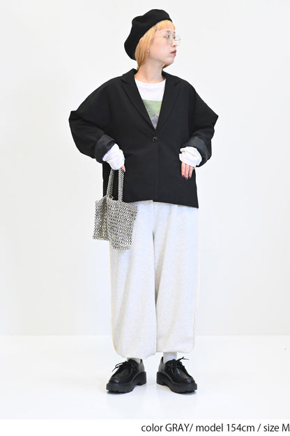 サイドレーススウェットパンツ