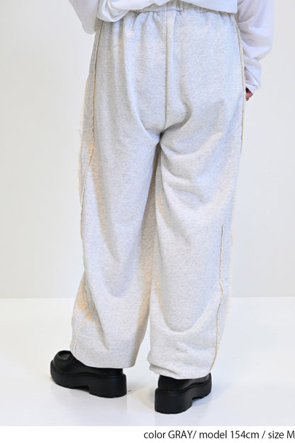 サイドレーススウェットパンツ