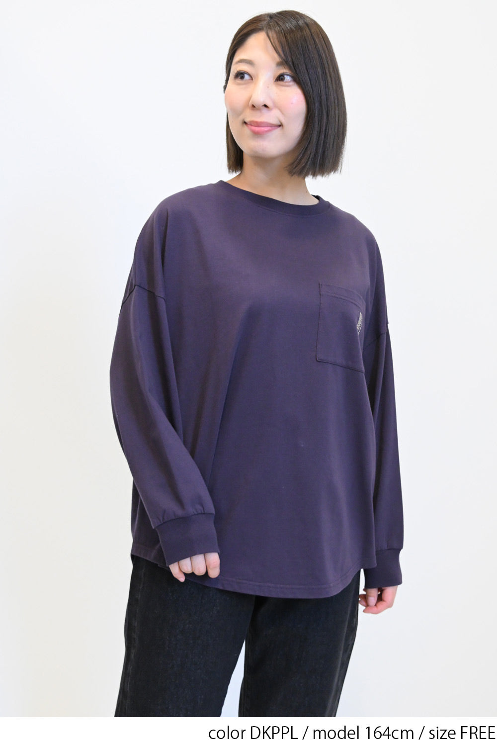 アシメバックプリントチュニック