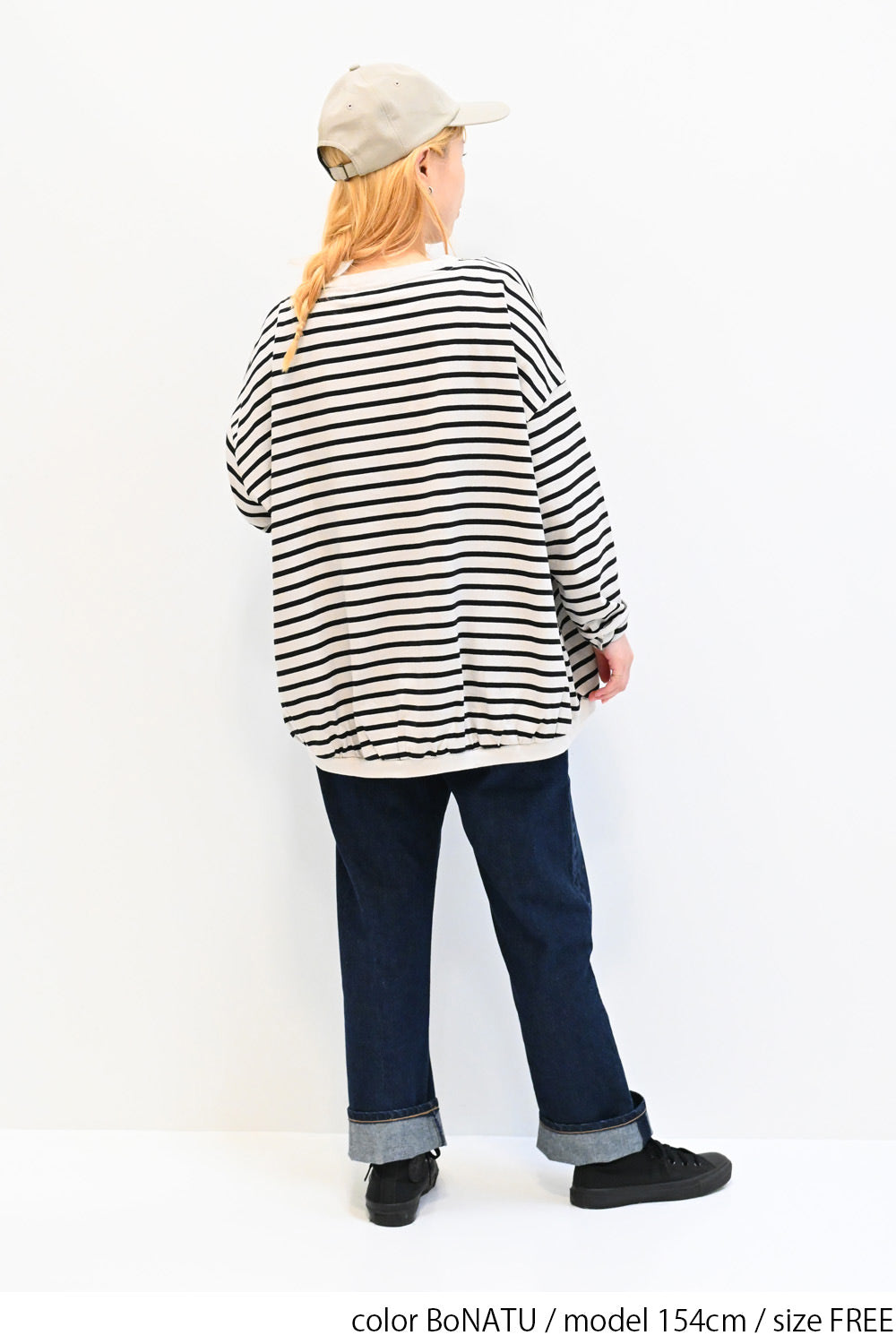 ≪SALE≫ Gathered Hem Long Sleeve Heart Pocket Pullover