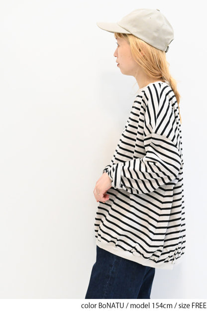 ≪SALE≫ Gathered Hem Long Sleeve Heart Pocket Pullover