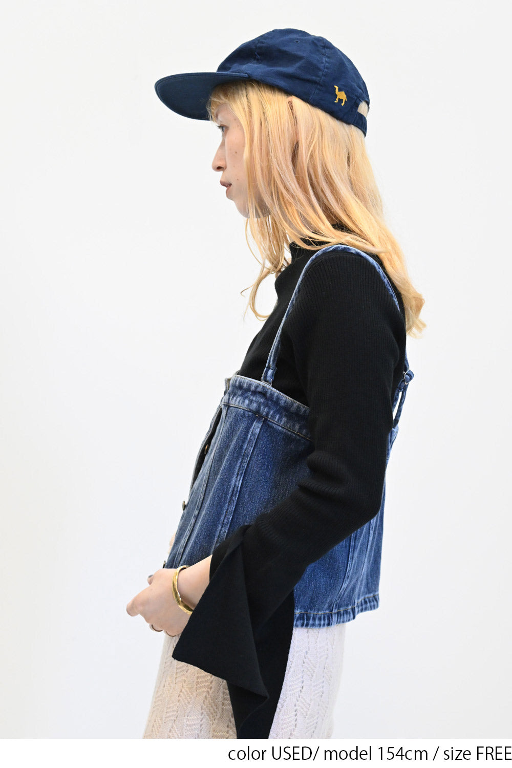 2way denim vest