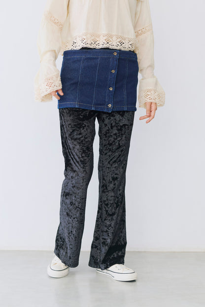 2way denim vest