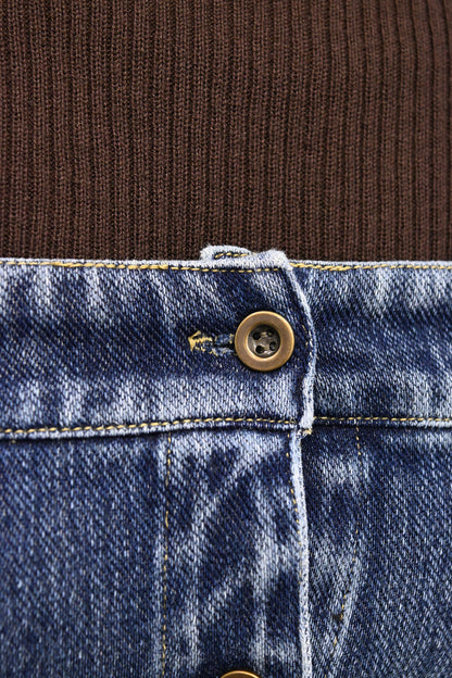 2way denim vest