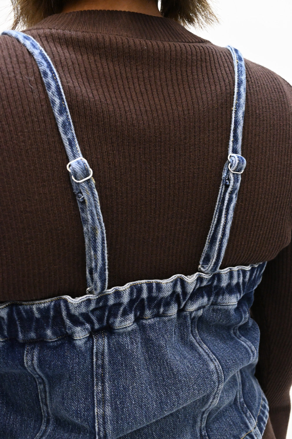 2way denim vest
