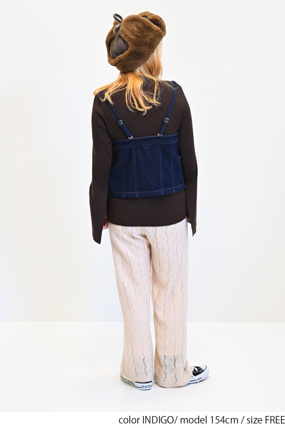 2way denim vest