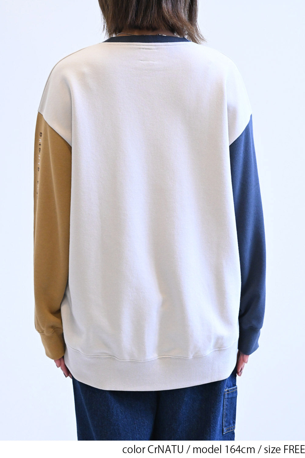 ≪SALE≫Vertical Logo Sleeve Embroidery Pullover