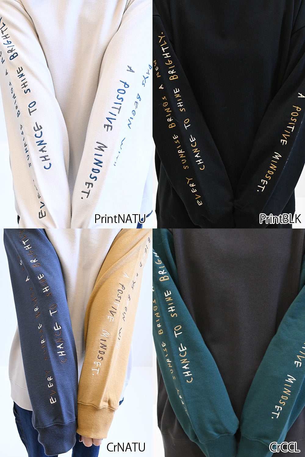 ≪SALE≫Vertical Logo Sleeve Embroidery Pullover