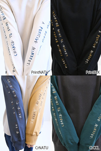 ≪SALE≫Vertical Logo Sleeve Embroidery Pullover
