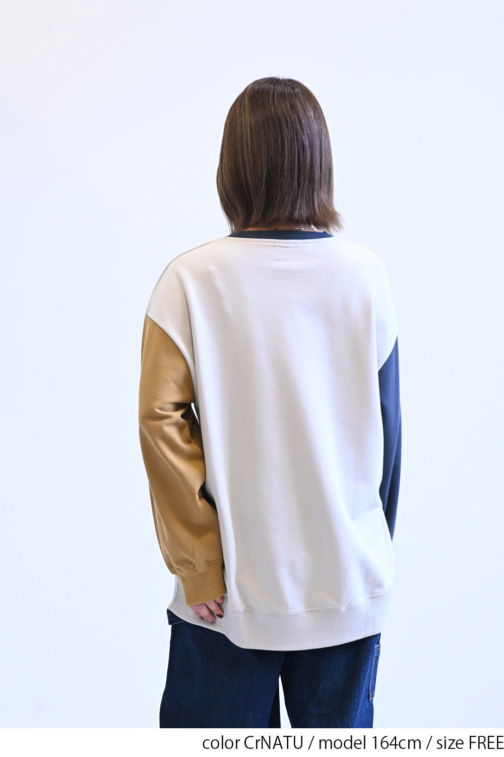 ≪SALE≫Vertical Logo Sleeve Embroidery Pullover