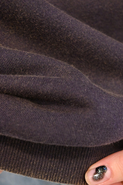 ネコ刺繍プリントトレーナー
