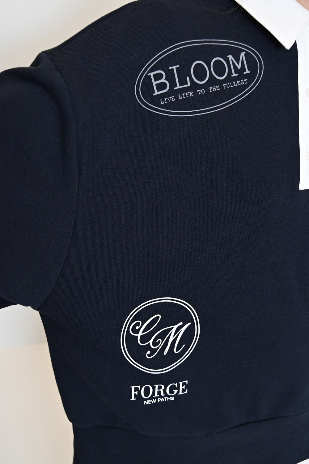 【charmmy】スキッパー刺繍プルオーバー