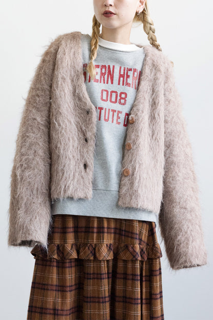 ≪SALE≫ Shaggy Knit Cardigan