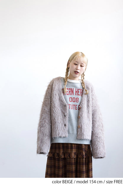 ≪SALE≫ Shaggy Knit Cardigan