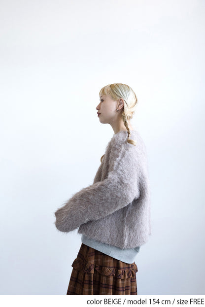 ≪SALE≫ Shaggy Knit Cardigan