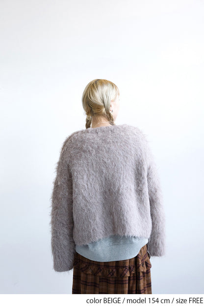 ≪SALE≫ Shaggy Knit Cardigan