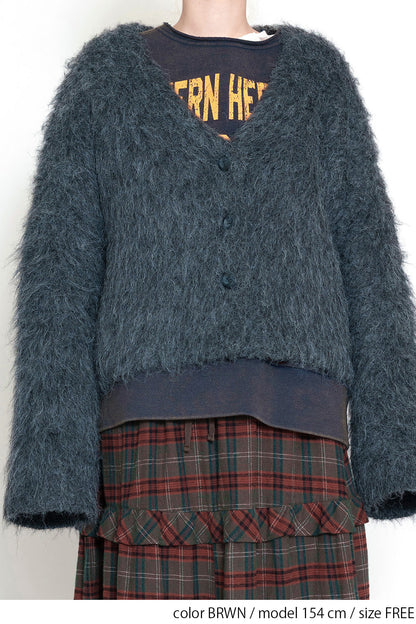 ≪SALE≫ Shaggy Knit Cardigan