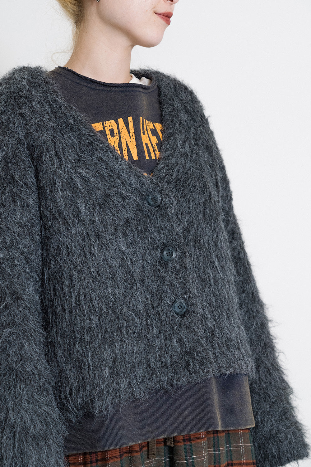 ≪SALE≫ Shaggy Knit Cardigan