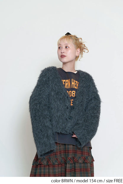 ≪SALE≫ Shaggy Knit Cardigan