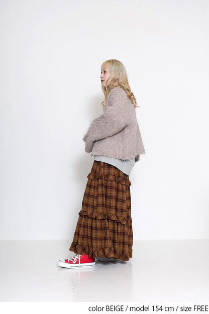 ≪SALE≫ Shaggy Knit Cardigan