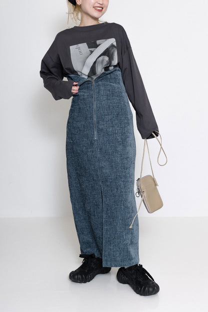 ハイウエストのペンシルスカート