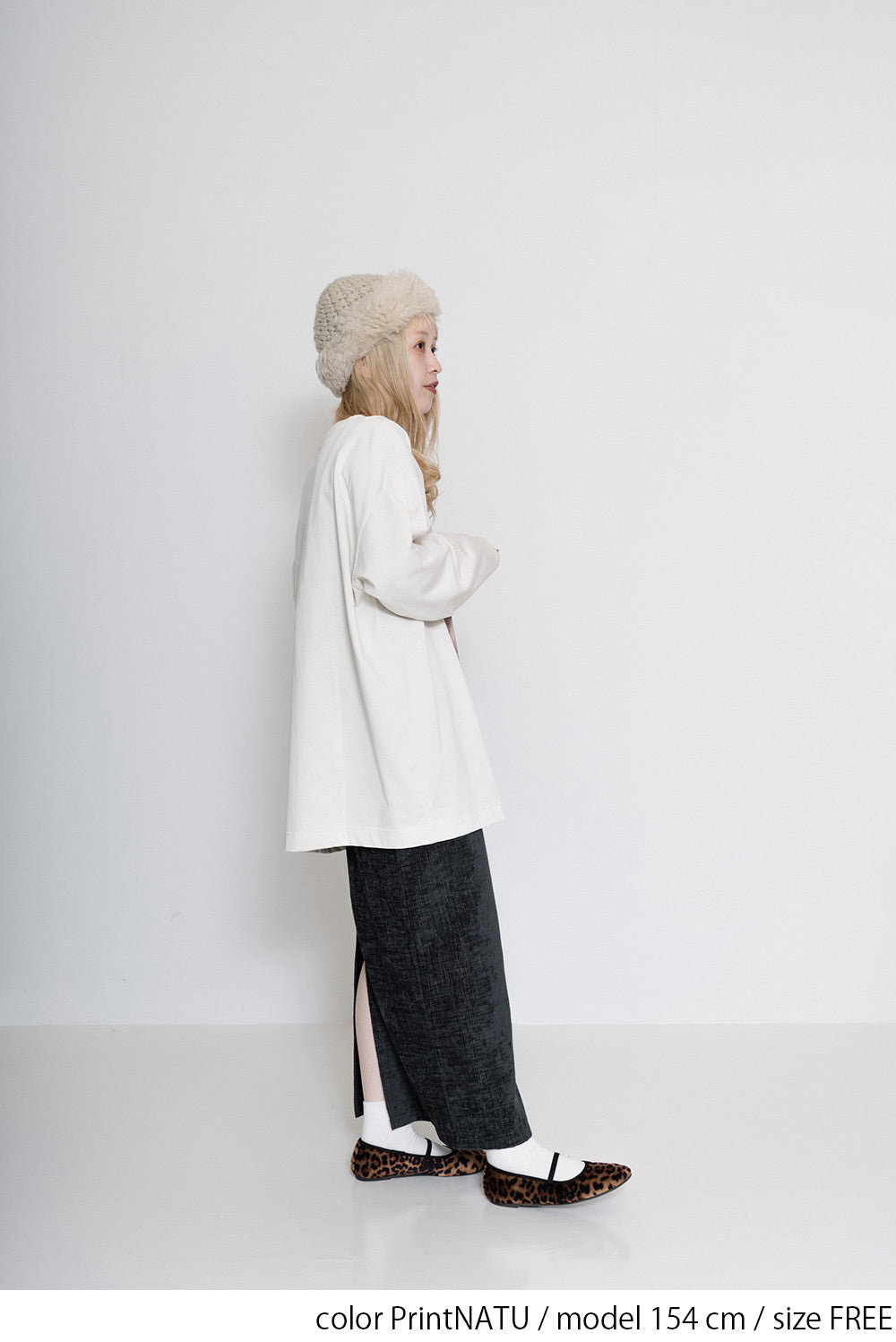 ≪SALE≫ Flower Print Long Tee