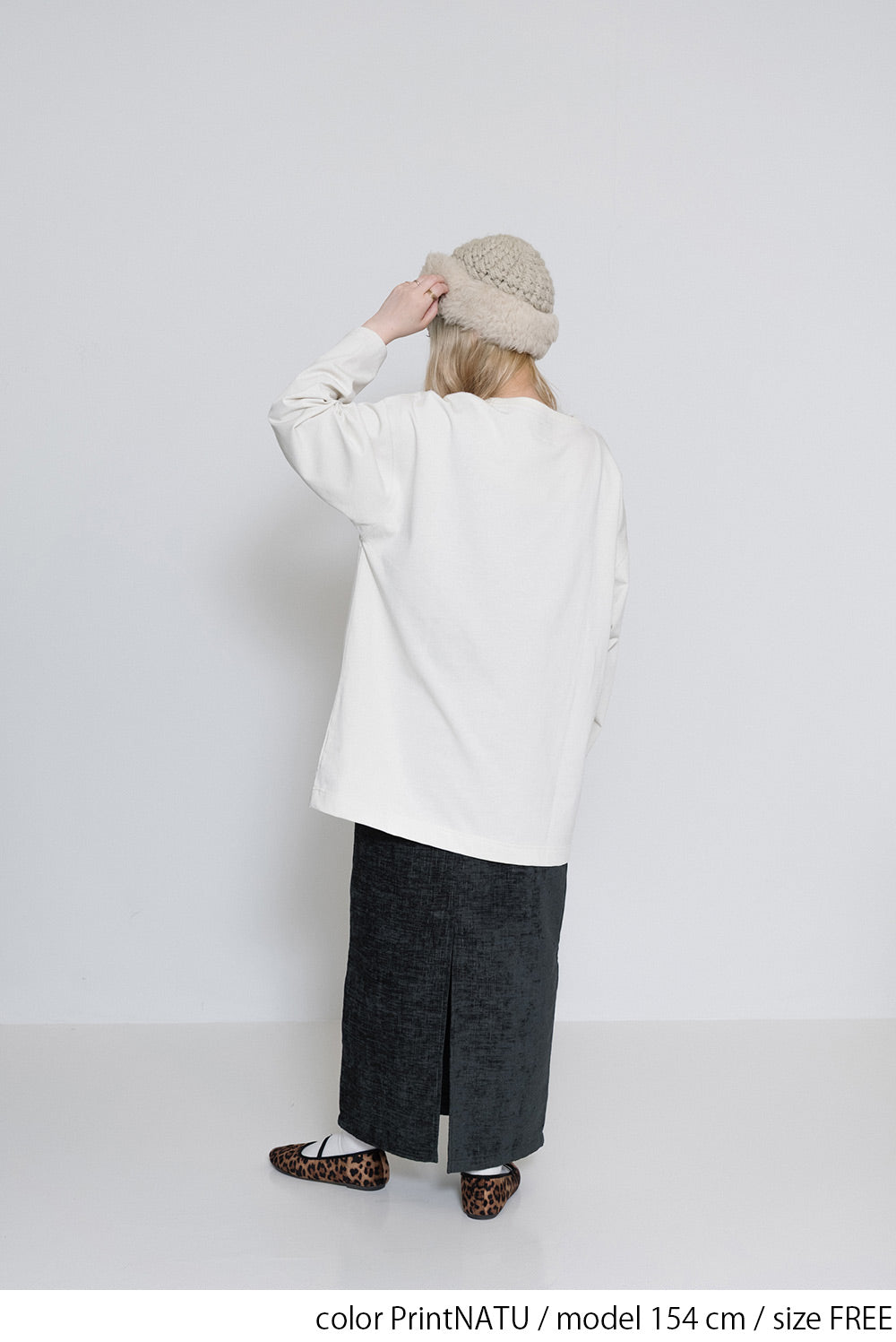 ≪SALE≫ Flower Print Long Tee