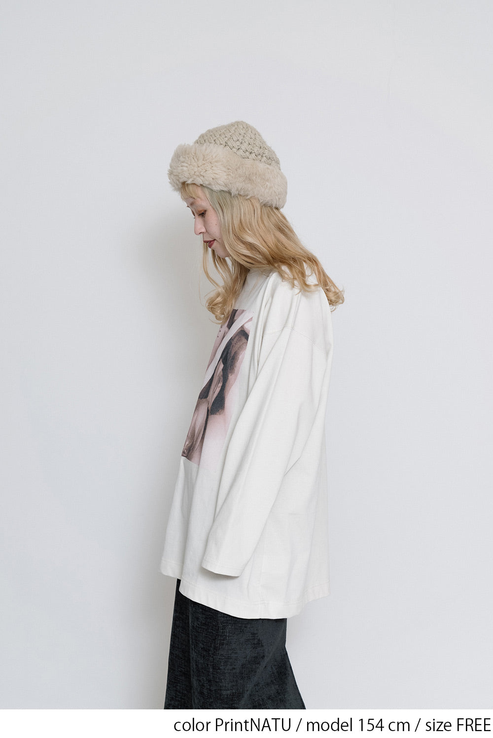 ≪SALE≫ Flower Print Long Tee