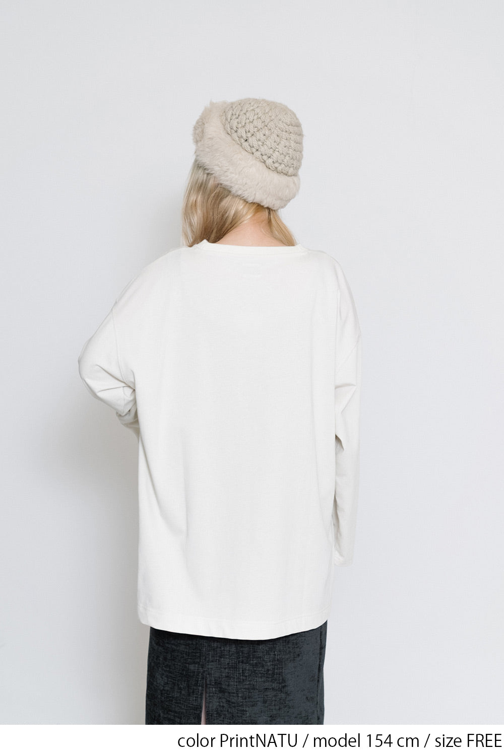 ≪SALE≫ Flower Print Long Tee