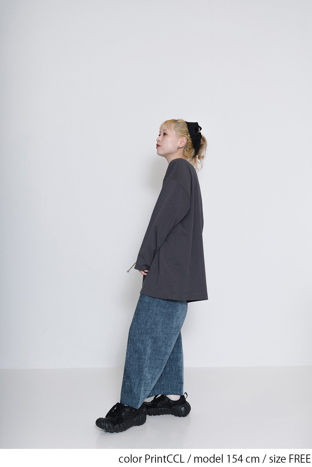 ≪SALE≫ Flower Print Long Tee